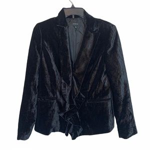 Vintage Black Velvet Blazer